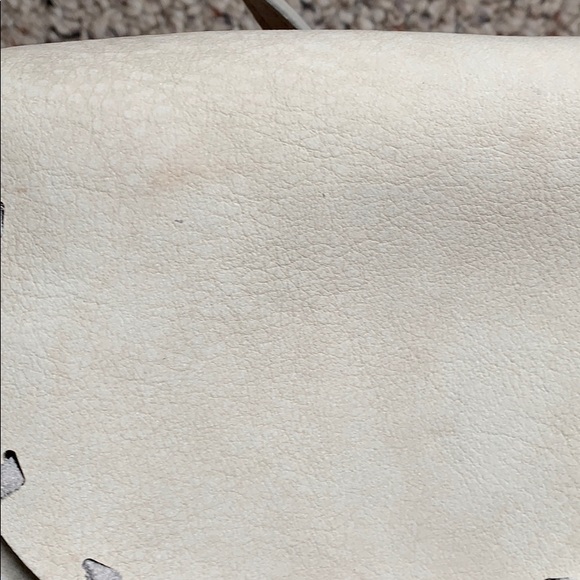 Free People leather fringe grey crossbody bag - Picture 5 of 8